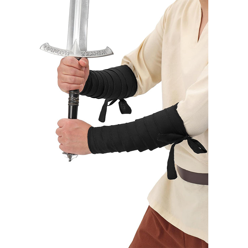 Renaissance Arm Wraps Medieval Linen Bracers Vintage Arm Guards Arm Wraps Party Halloween Costume Accessories