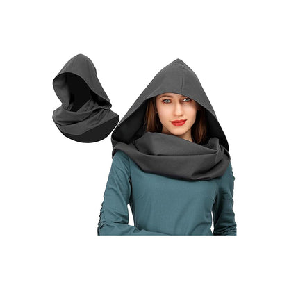 Renaissance Medieval Hood Cowl Ren Faire Hood Hat Vintage Accessories
