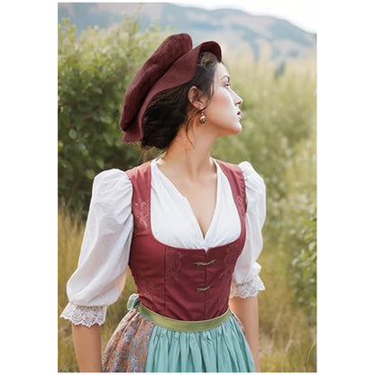 Renaissance Tudor Flat Beret Hats French Beret Hats Painter Cap Classic Medieval Hats Costume Accessories