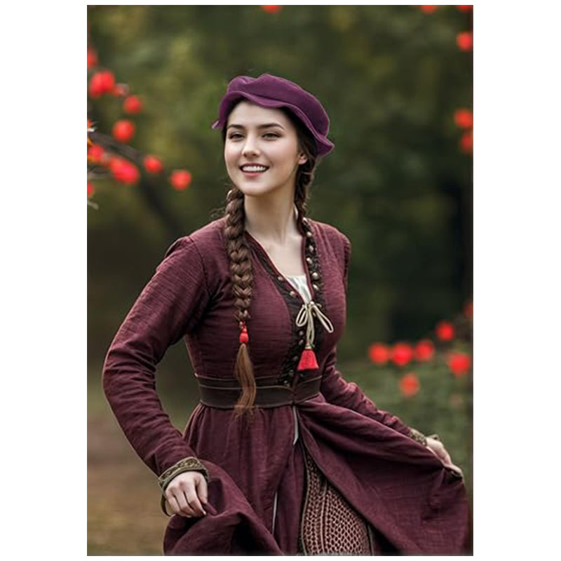 Renaissance Tudor Flat Beret Hats French Beret Hats Painter Cap Classic Medieval Hats Costume Accessories