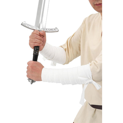 Renaissance Arm Wraps Medieval Linen Bracers Vintage Arm Guards Arm Wraps Party Halloween Costume Accessories