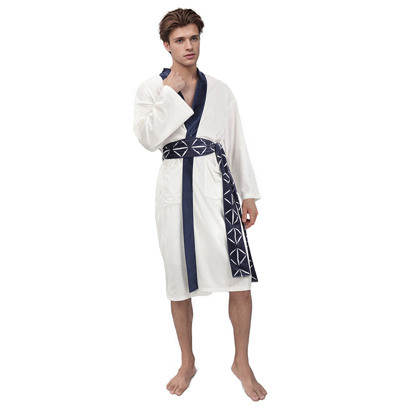 Ryomen Sukuna Men Anime Robe Bathrobe Pajamas Cosplay Costume Adults Long Bathrobes