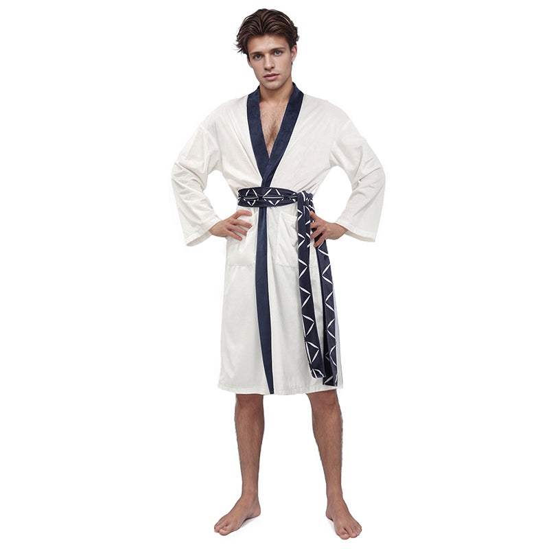 Ryomen Sukuna Men Anime Robe Bathrobe Pajamas Cosplay Costume Adults Long Bathrobes