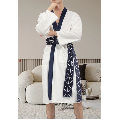 Ryomen Sukuna Men Anime Robe Bathrobe Pajamas Cosplay Costume Adults Long Bathrobes