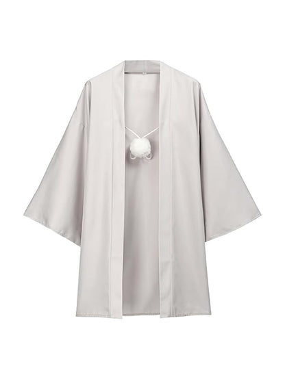 Satoru Cosplay Haori Kimono Jacket Men with Scarf Satoru Costume Adult Outfits Japan Kimono Comic-Con Carnival Clothing