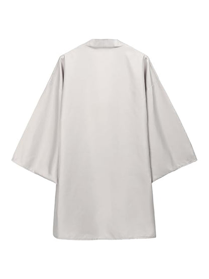 Satoru Cosplay Haori Kimono Jacket Men with Scarf Satoru Costume Adult Outfits Japan Kimono Comic-Con Carnival Clothing