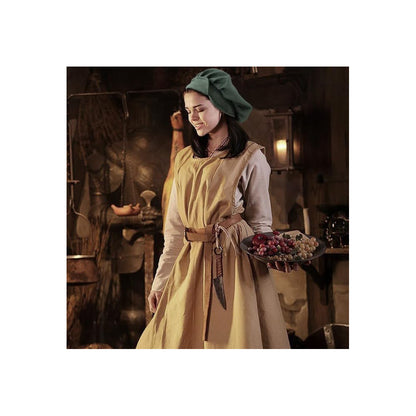 Soft Suede Medieval Hat Beret Renaissance Festival Cap for Men Women Ren Faire Costume Accessories