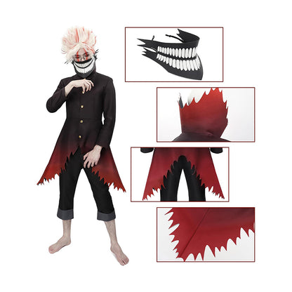 Takakura Ken Cosplay Costume Men Jacket Pants Mask Glasses Full Set Outfit For Halloween Party