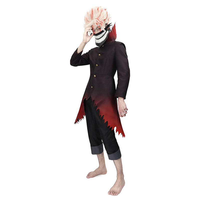 Takakura Ken Cosplay Costume Men Jacket Pants Mask Glasses Full Set Outfit For Halloween Party