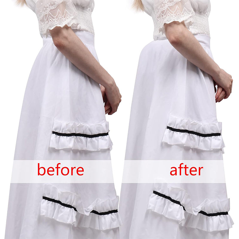 Victorian Rump Pad Cosplay Bustle Skirt Bum Pannier Bumroll Dress With Ties Custome Accessories