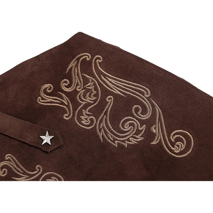 Western Cowboy Boots Covers Adult Rodeo West Theme Leg Covers Renaissance Leg Guards Cosplay Costume Accessories