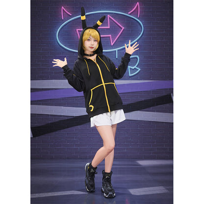 Women Anime Cosplay Hoodie Sweatshirt With Ears Tail Costume for Halloween Christmas