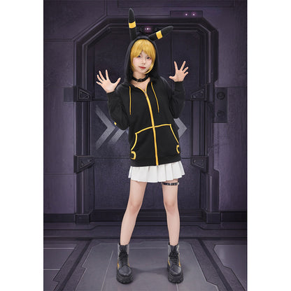 Women Anime Cosplay Hoodie Sweatshirt With Ears Tail Costume for Halloween Christmas