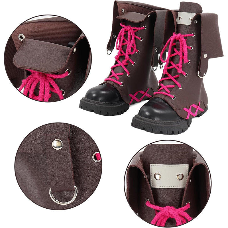 Women Anime Cosplay Shoes Boots Cover for Halloween Party