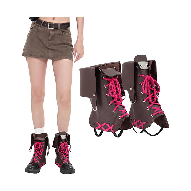Women Anime Cosplay Shoes Boots Cover for Halloween Party