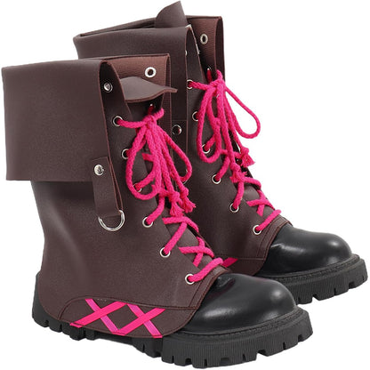 Women Anime Cosplay Shoes Boots Cover for Halloween Party