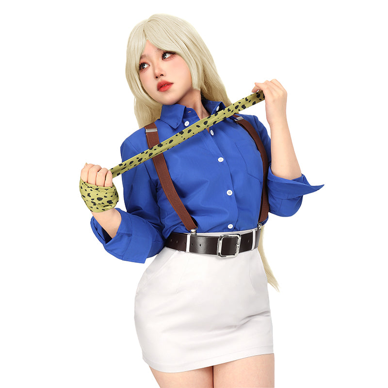 Women Anime Cosplay Wig Female Cosplay Costume Accessories Wig for Halloween Parties