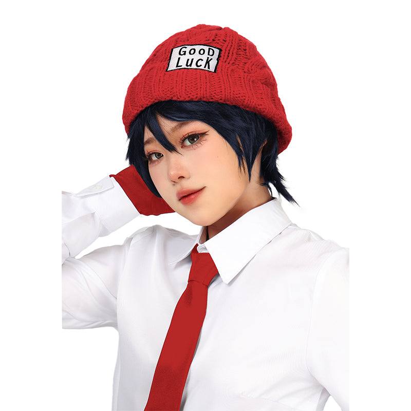 Women Anime Fuuko Izumo Beanie Hat Winter Keep Warm Knit Ski Cap For Halloween Dailywear