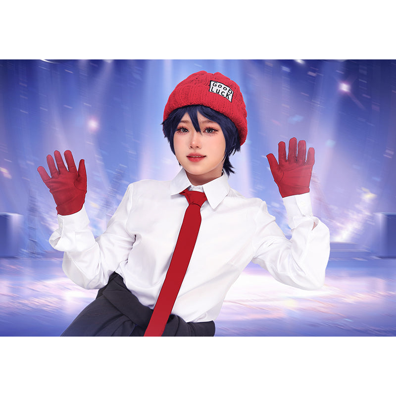 Women Anime Fuuko Izumo Beanie Hat Winter Keep Warm Knit Ski Cap For Halloween Dailywear