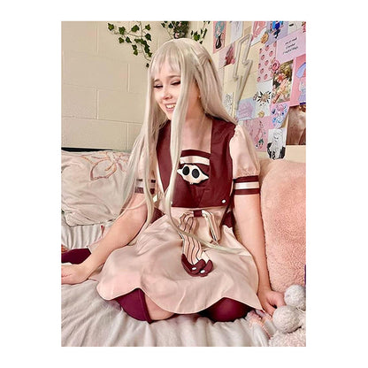 Women Cosplay Costume Dress with Socks For Halloween Party