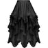 Tiered Tulle Skirt Ruffle Elastic Waist Midi Skirt