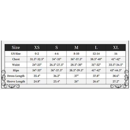 Women Gothic Dress Fairy Goth Black Dress Long Flare Sleeve Casual Skirts Punk Vampire Black Dress For Halloween Party Daily Wear