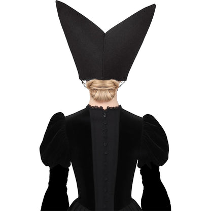 Women Medieval Escoffion Hat 15th Century Noblewoman Headdress Renaissance Hat Cosplay Costume Accessories
