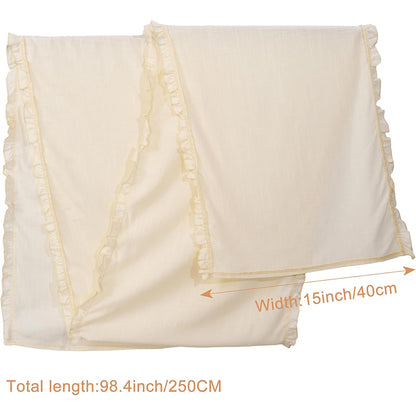 Women Medieval Headscarf Renaissance Linen Head Covering Latin Mass Church Cruseler Veil Costume Accessories