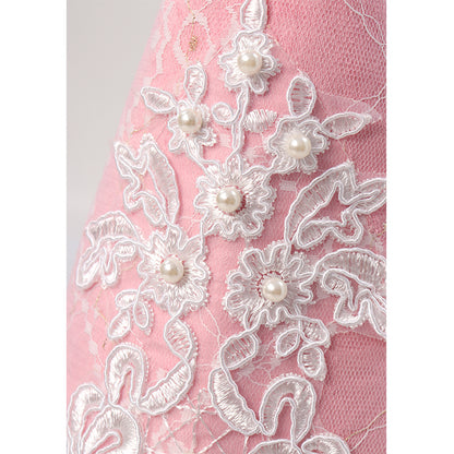 Women Medieval Lace Hennin Hat With Veil Renaissance Princess Hat Cone-Shaped Headdress Cosplay Costume Accessories