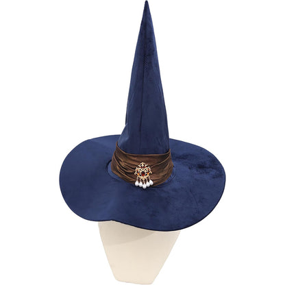 Women Men Witch Hat Wizard Hat Witches Pointed Hat With Wide Brim Cosplay Costume Accessories For LARP Halloween Party Festival
