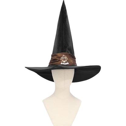 Women Men Witch Hat Wizard Hat Witches Pointed Hat With Wide Brim Cosplay Costume Accessories For LARP Halloween Party Festival