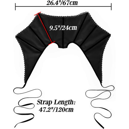 Women Vampire Stand Up Collar Victorian Gothic Queen Neck Collar Cosplay Costume Accessories For Party Halloween