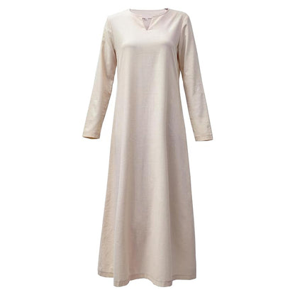 Women's Medieval Underdress Linen Tunic Dress Peasant Dress Cosplay Costumes S Women's Medieval Underdress Linen Tunic Dress Peasant Dress Cosplay Costumes S