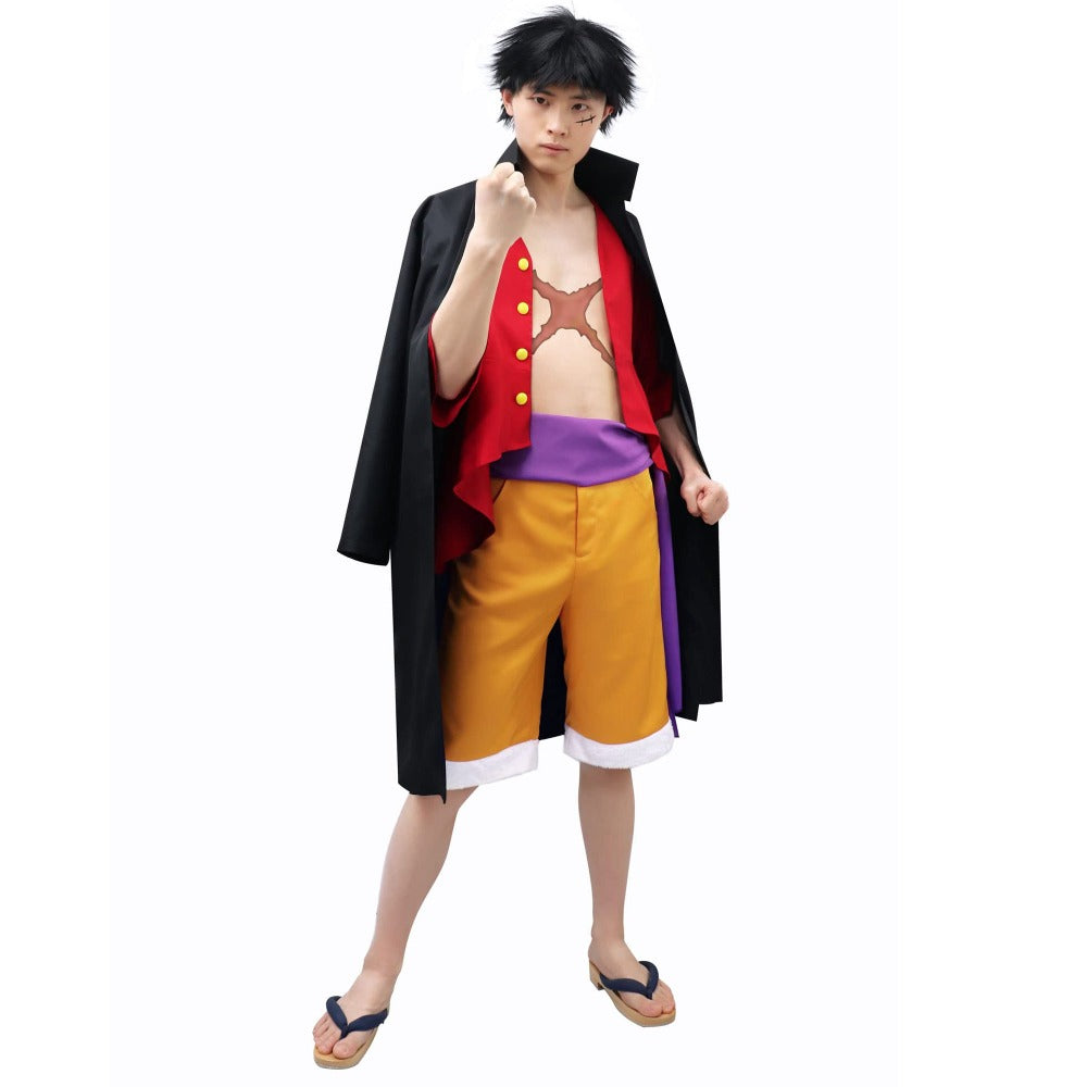 US$ 39.99 - One Piece Wano Country Monkey D. Luffy Cosplay Costume