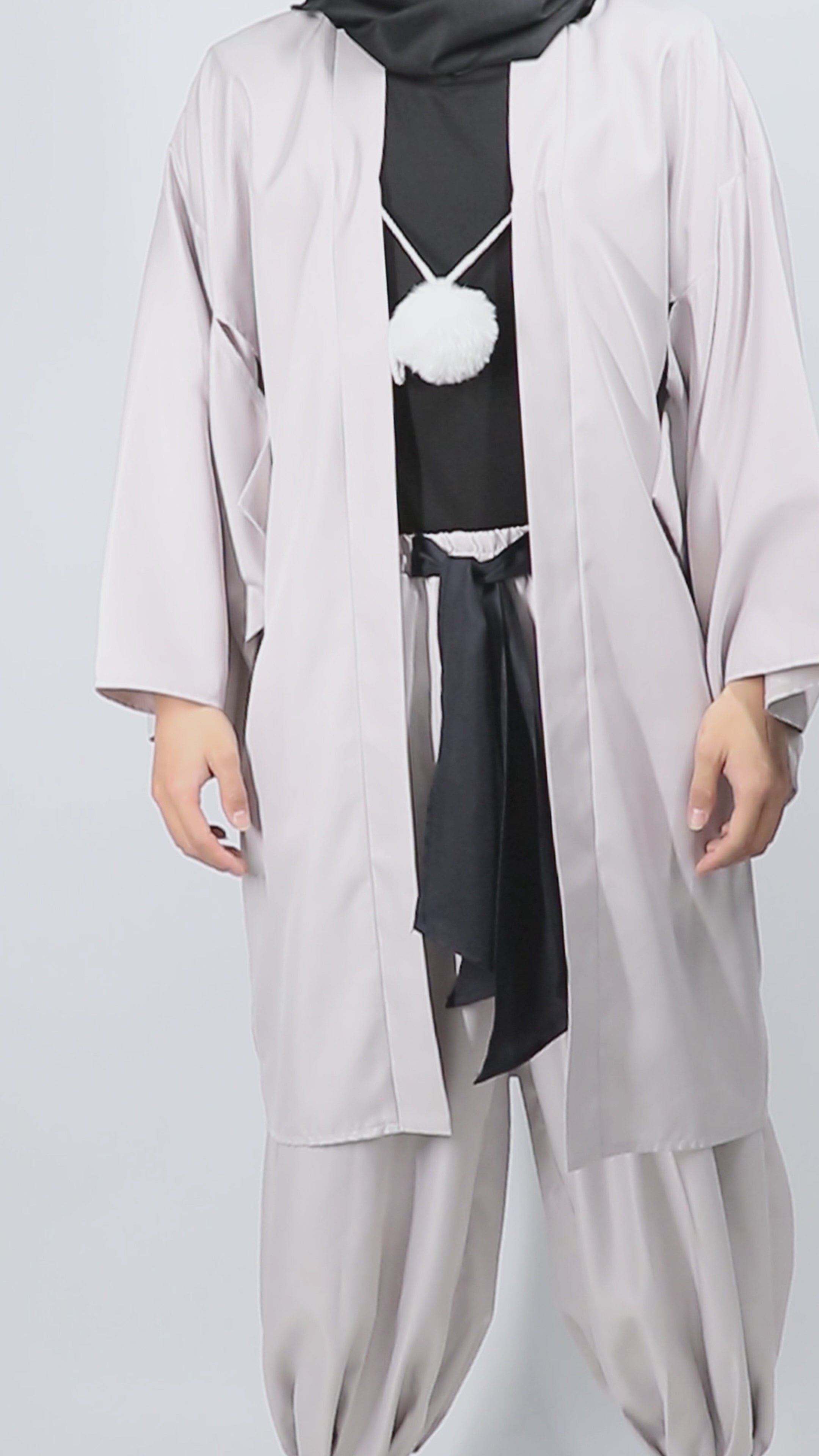 Satoru Cosplay Haori Kimono Jacket Men with Scarf Satoru Costume Adult Outfits Japan Kimono Comic-Con Carnival Clothing