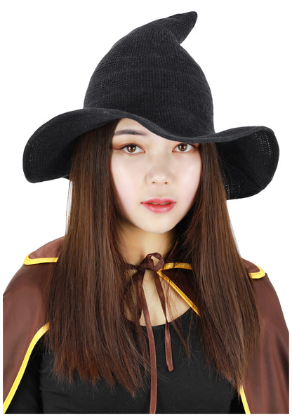 DAZCOS Witch Hat for Cosplay Costume Multicolor