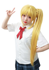 INijika Ijichi Golden Ponytail Cosplay Wig