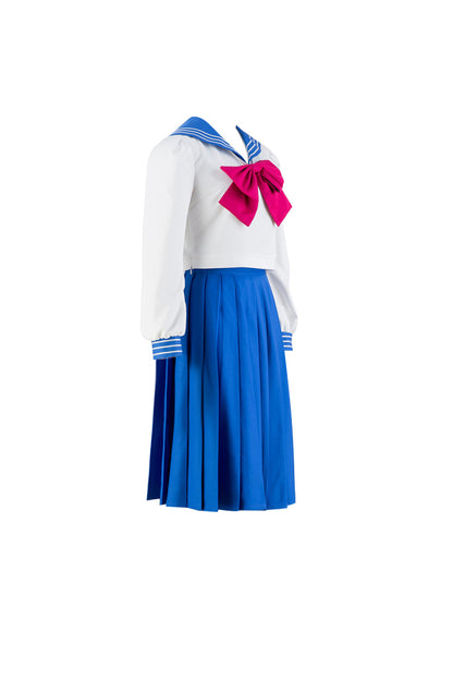 US Size Tsukino Usagi School Uniform Cosplay Costume Dress for Women&