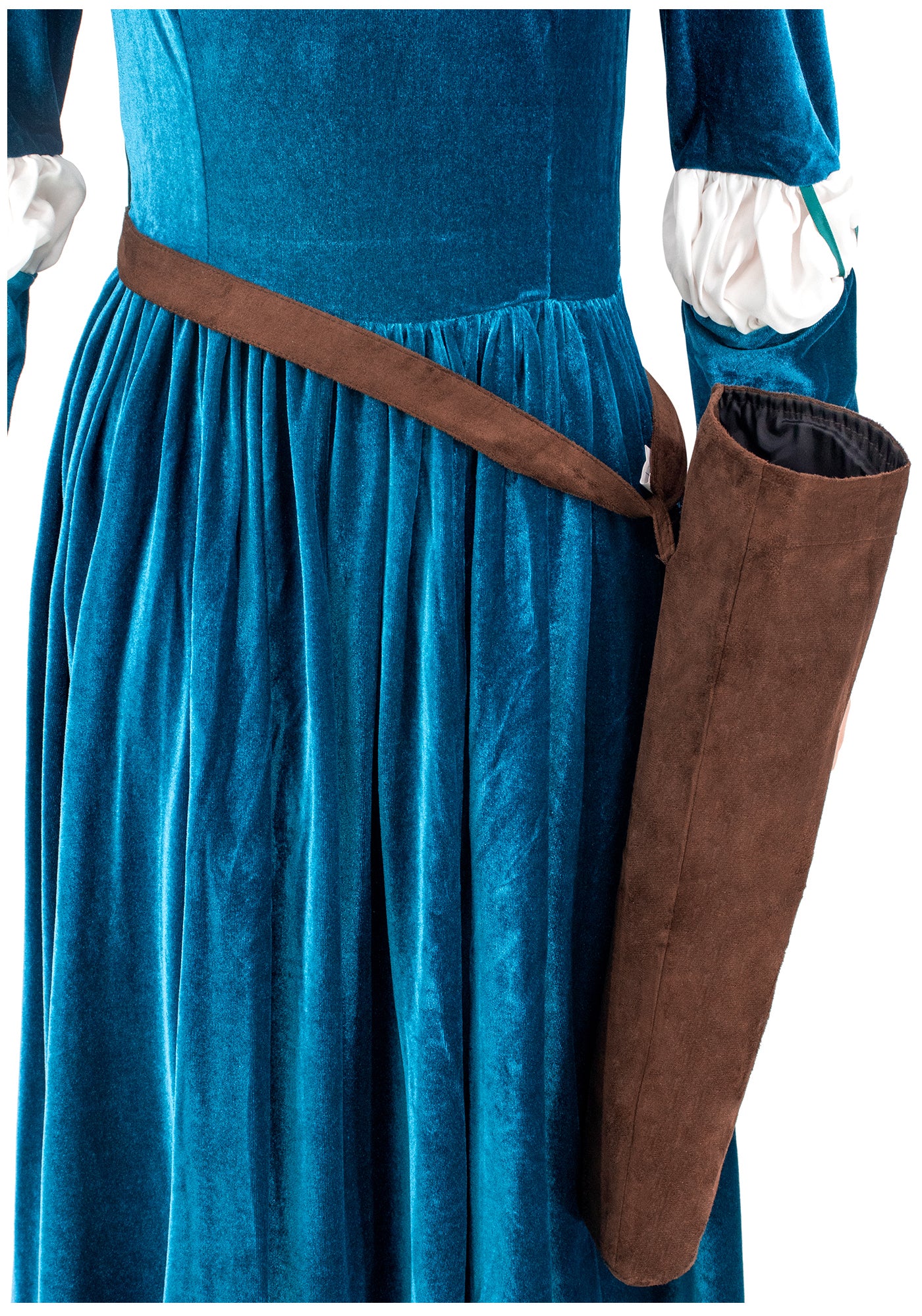 Courageuse Princesse Cosplay Costume Renaissance Médiévale Robe avec Carquois