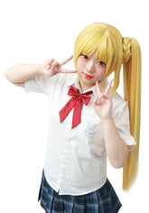 INijika Ijichi Golden Ponytail Cosplay Wig