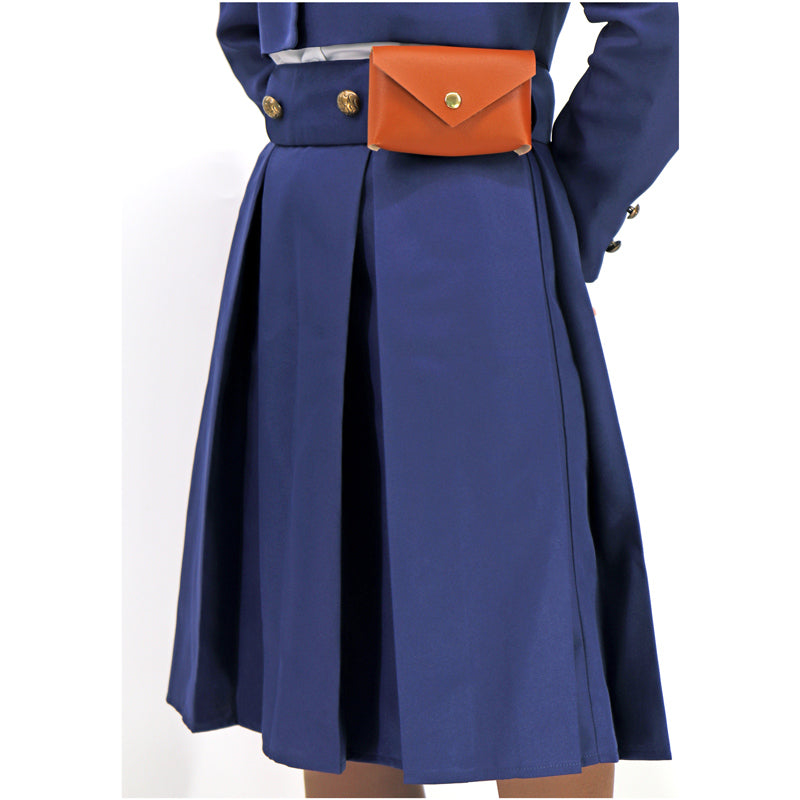 DAZCOS Femme Taille US Nobara Cosplay Uniforme Tenue avec Ceinture Sac de Taille