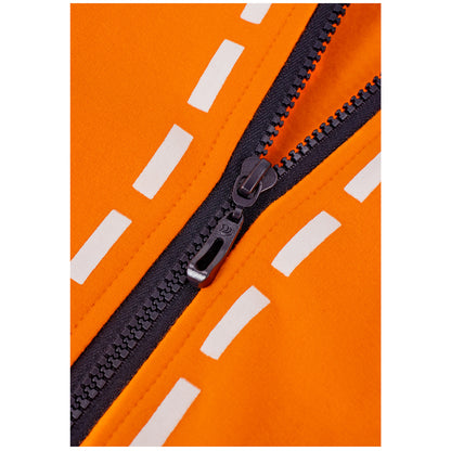 Orange Long Thigh Hoodie Details