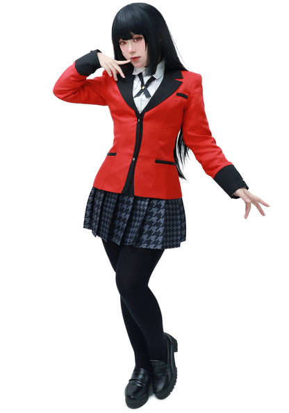 DAZCOS NOUS TAILLE Femmes Jabami Yumeko Cosplay Costume Uniforme Outifit pour Halloween