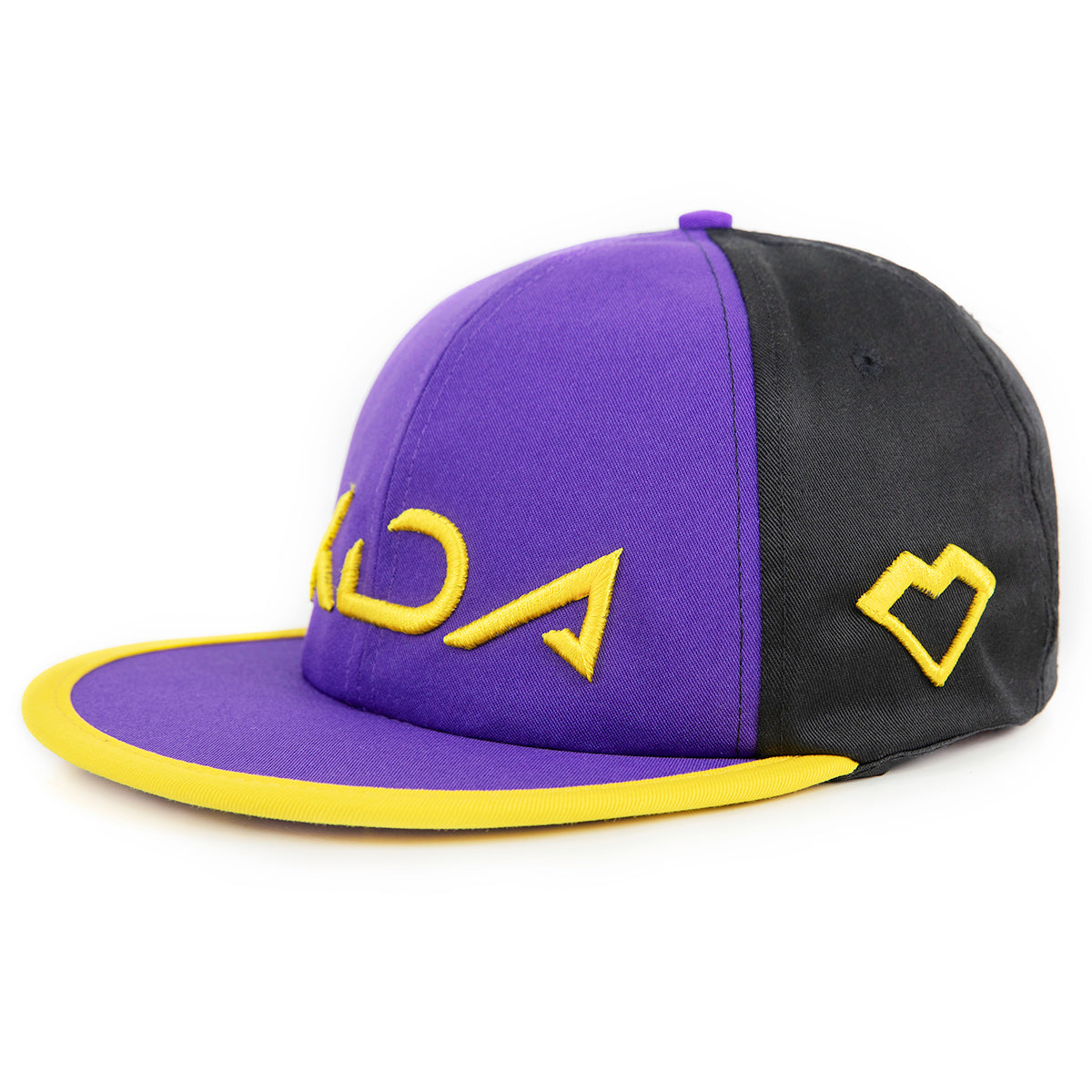 Akali Cosplay Casquettes de Baseball pour Femme Réglable Violet Noir Chapeau de Soleil Usage Quotidien