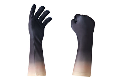 Luffy Cosplay Gloves 3th Gear Black Domineering Arm Sleeves Halloween Costume Accessories