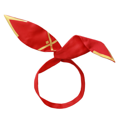 Bandeau Ambre Bandeau Oreille de Lapin Rouge pour Femme Cosplay Accessoire et Quotidien
