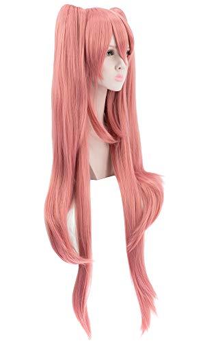 Krul Tepes Cosplay Wig with Two Pigtails (Pink)