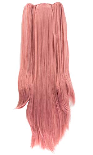 Krul Tepes Cosplay Wig with Two Pigtails (Pink)