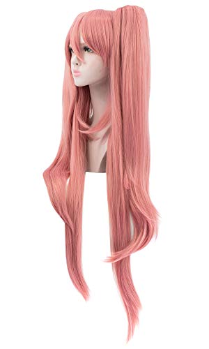 Krul Tepes Cosplay Wig with Two Pigtails (Pink)