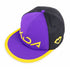 Cosplay Baseball Caps for Women Adjustable Purple Black Sun Hat Daily Wear